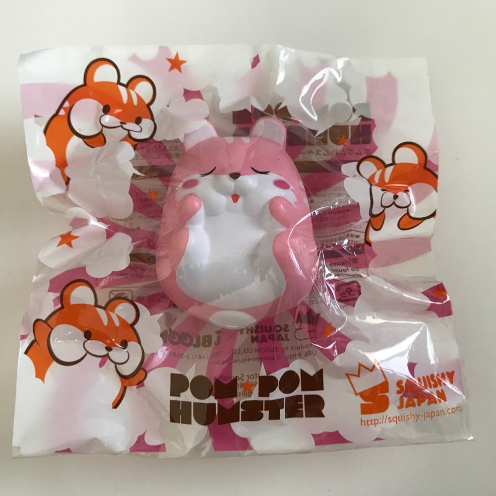 IBloom Pom Pom hamster squishy